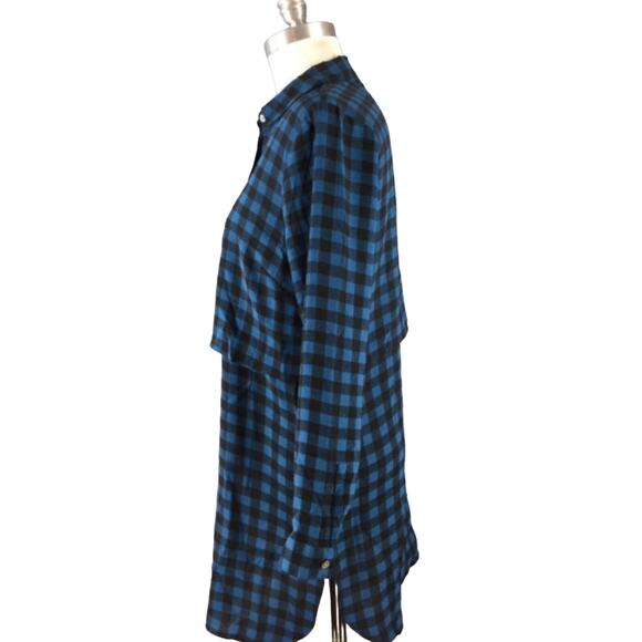 J Jill layered Long button-down front tunic blouse Size Small EUC - Picture 5 of 6